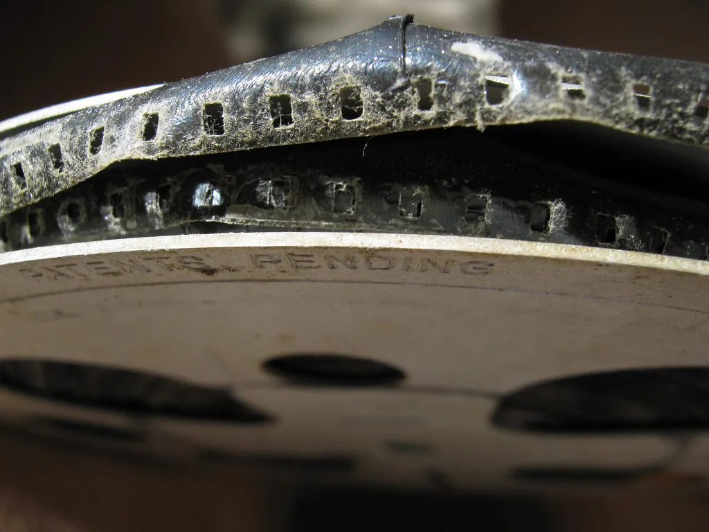 pellicola 8mm arricciata